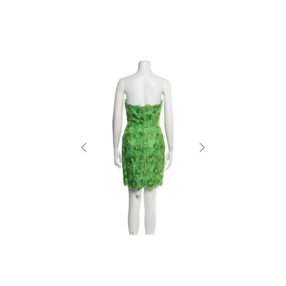 RUNWAY 1992 - Vintage Lime Green dress size M Michael Kors - Picture 4 of 9